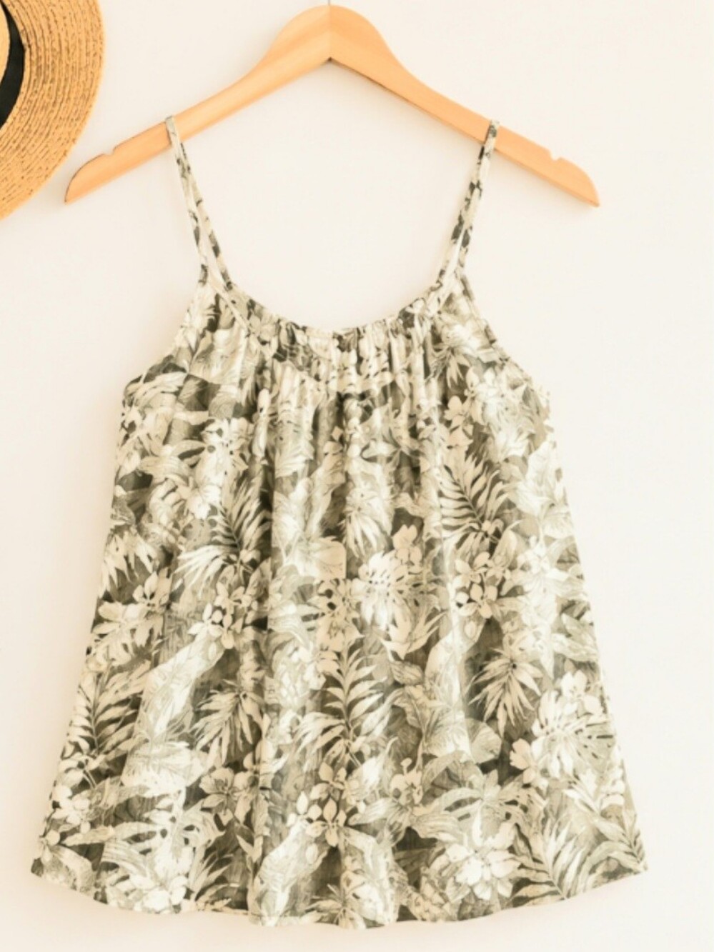 H&M Floral Tropical Cami Top